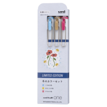 MITSUBISHI PENCIL UMNS38G3CWIN [Limited gel ink ballpoint pen uni-ball one 3-color assorted set 0.38mm winter color]